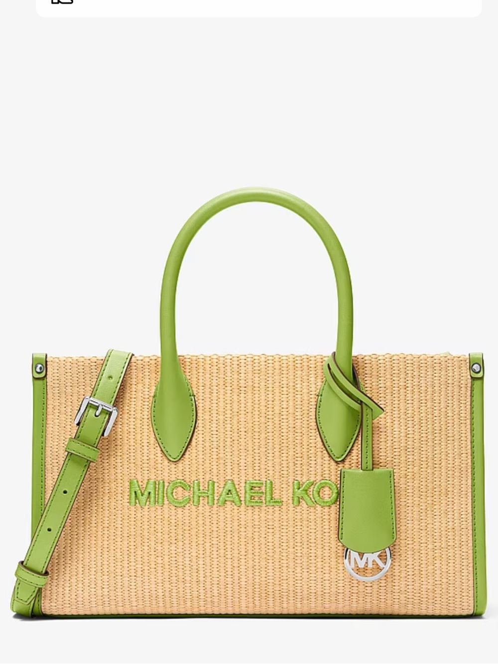 MICHAEL KORS 
Mirella Medium Woven Satchel NWT